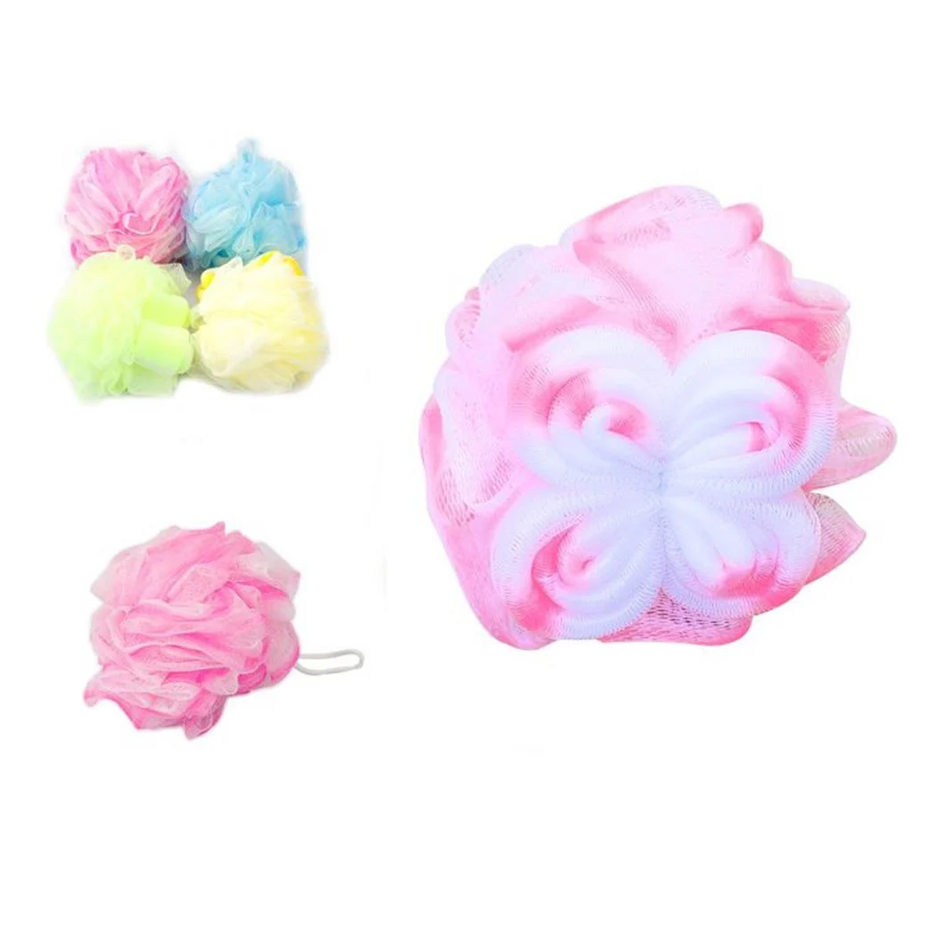 Set 2 unids Exfoliating neta Sponge Retina Baño de ducha coloreado flor de mármol 79305