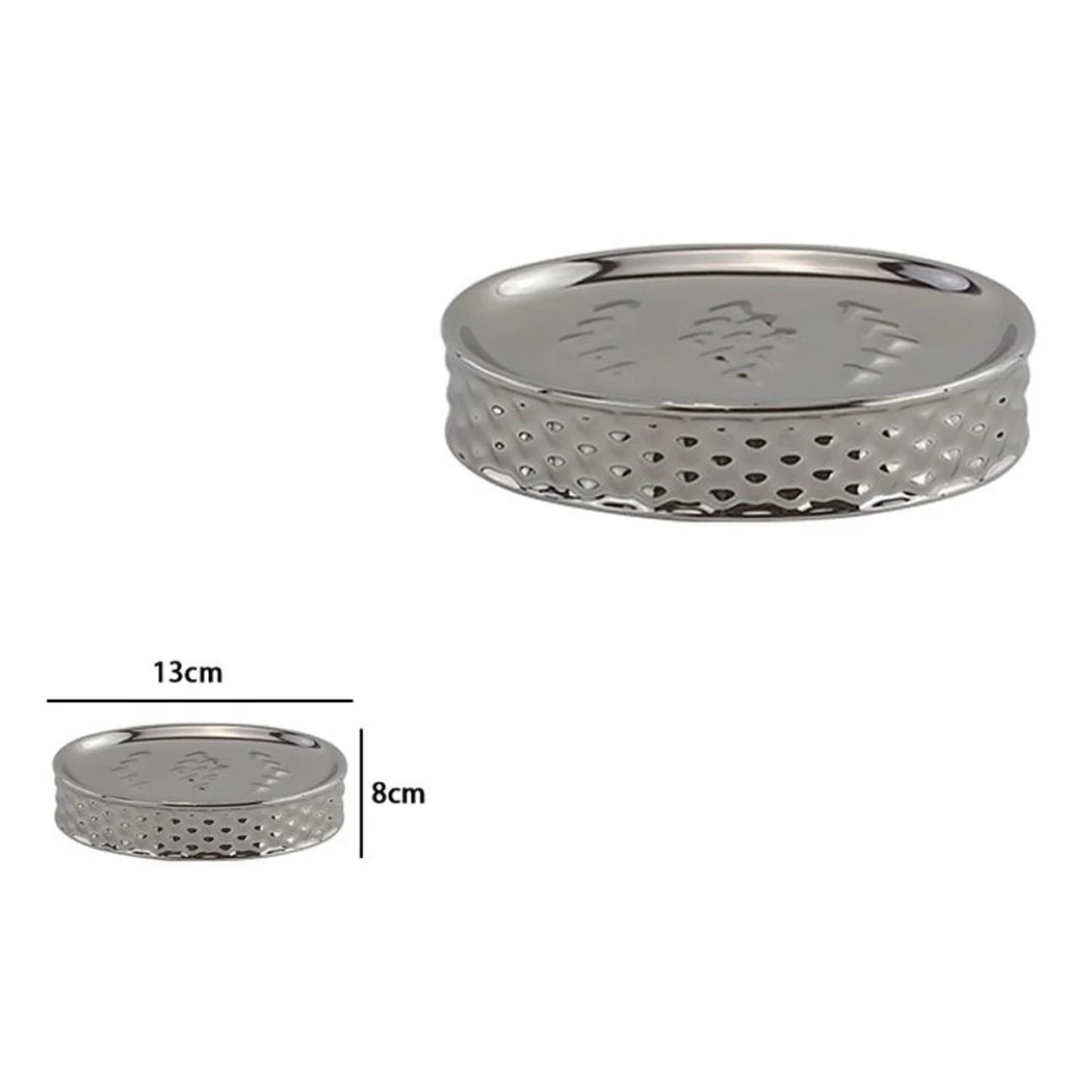 Accesorio de baño de plata Saponetta SAPONETTA SAUCER con efecto de Headle 87819