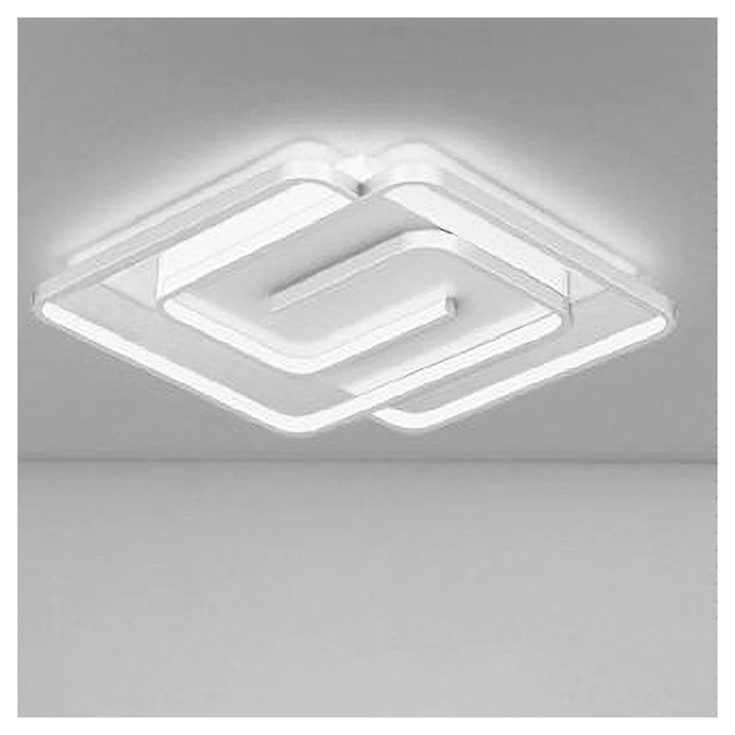 LED 48W Techo Techo Cuadrado Espiral Vortex Vortex Araña Luz de techo 6500k 70623