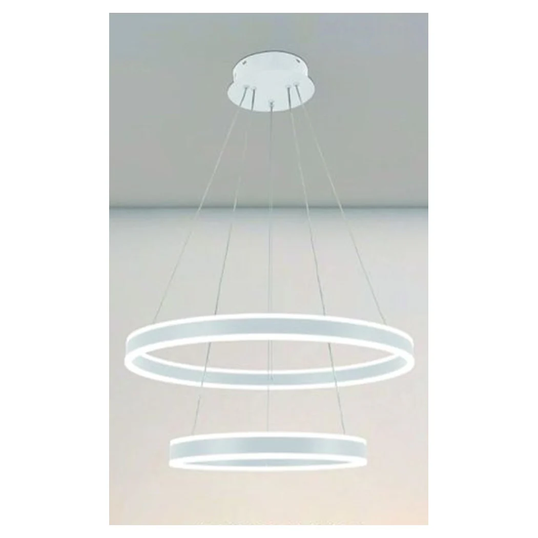 SOSPENSIONES LED MODERN WHITE CERCHIO BIANCO 58W WITH TELECOMANDO 31869