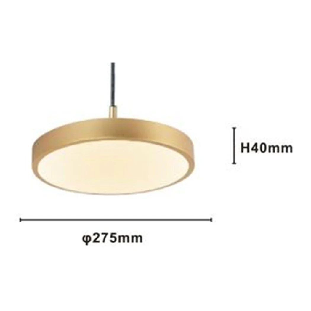 LED RESUMEN 40W ORO CERCHIO MINIMAL LUCE 4000K 32910