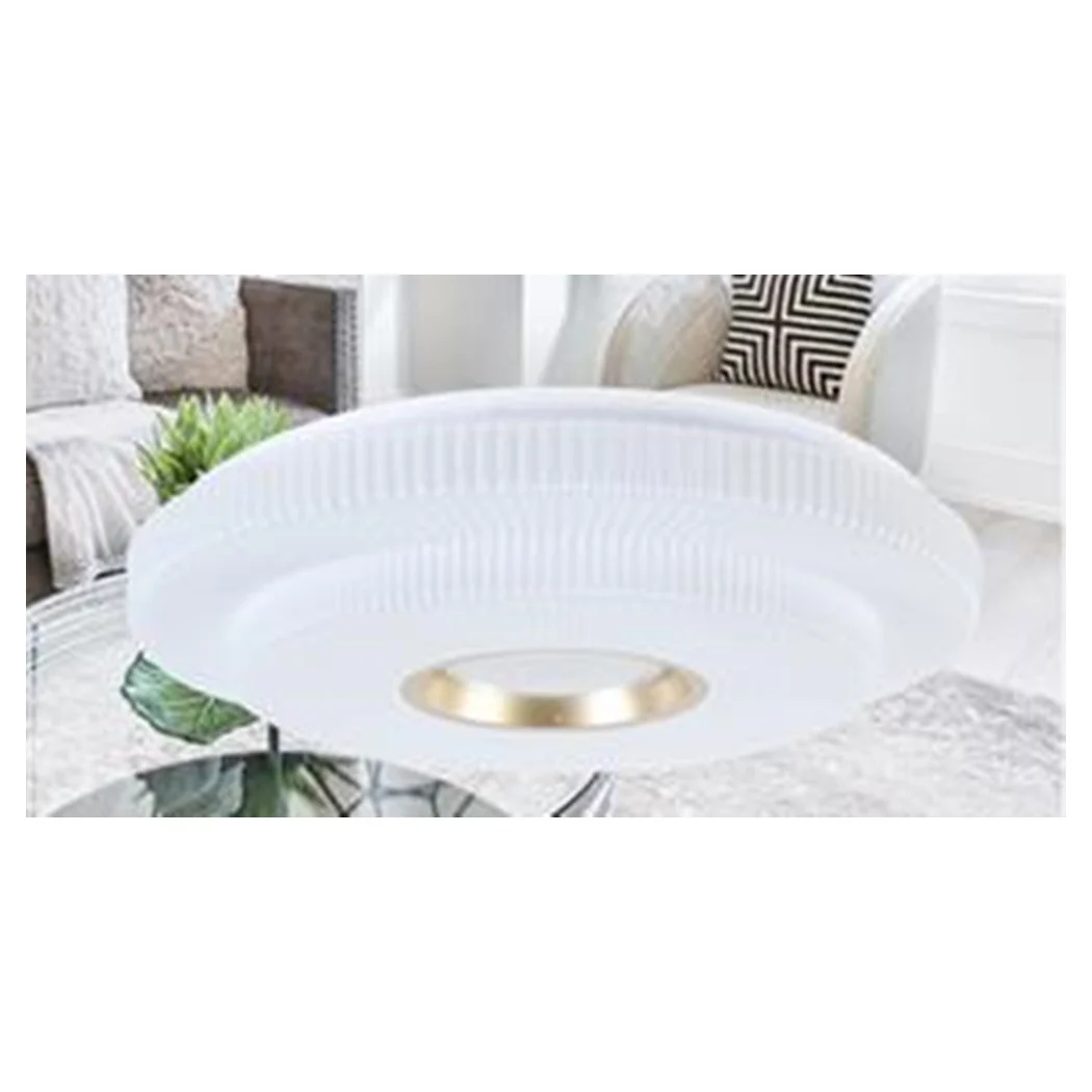 PLAFONIERA LED LAMPADA DA SOFFITTO 60W LUZ BIANCO FRED 6500K ORO BIANCO 63824