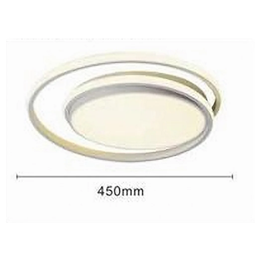 Círculo de techo de techo LED 60W Circular blanco moderno Luz natural 50156