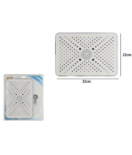 Cabeza de ducha de ducha 12 x 25.5 cm Ducha de mano multi-plegable ajustable redonda 87145