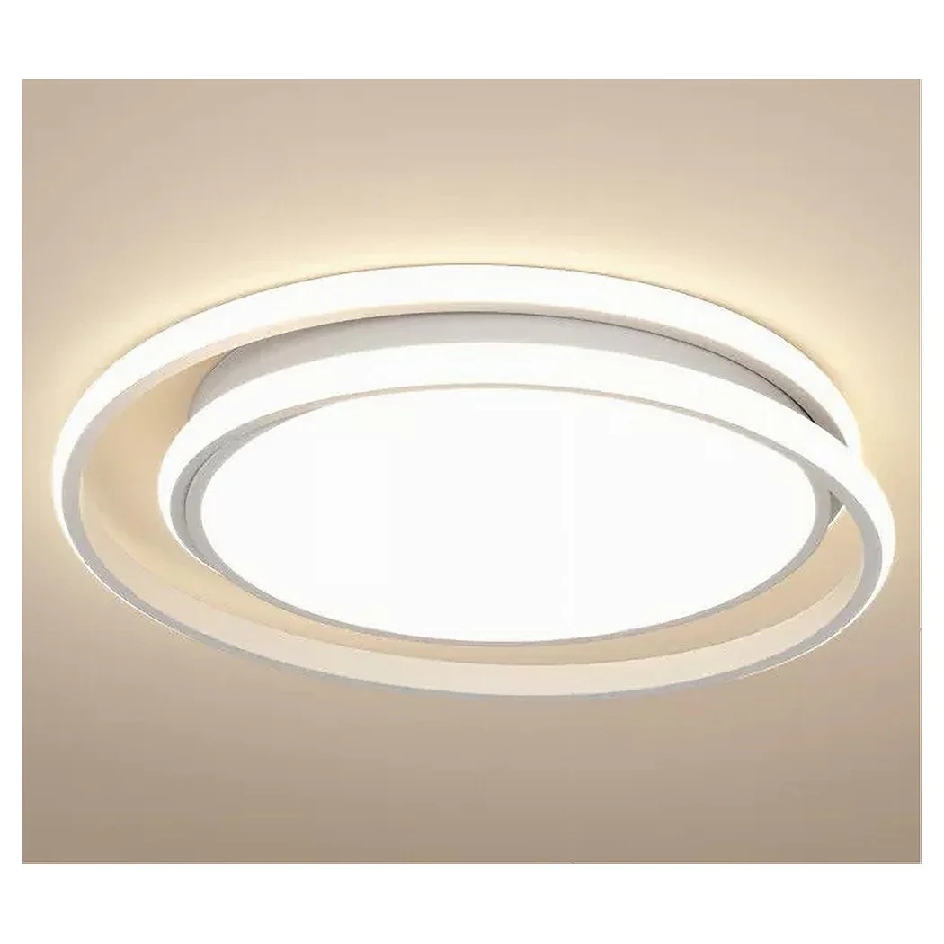 Círculo de techo de techo LED 60W Circular blanco moderno Luz natural 50156