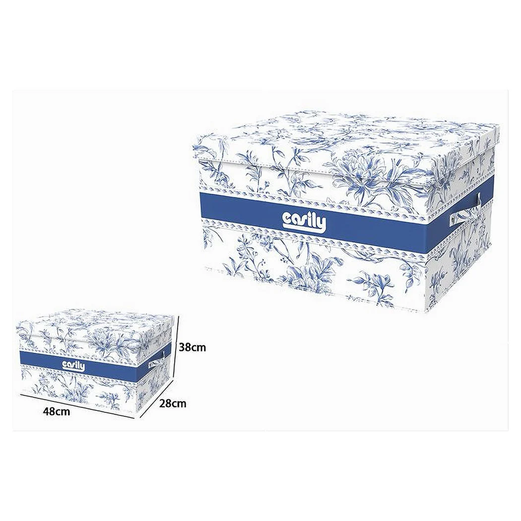 Box Rack Guardar caja Organizador de contenedores 48x38x28cm Fantasy 87322