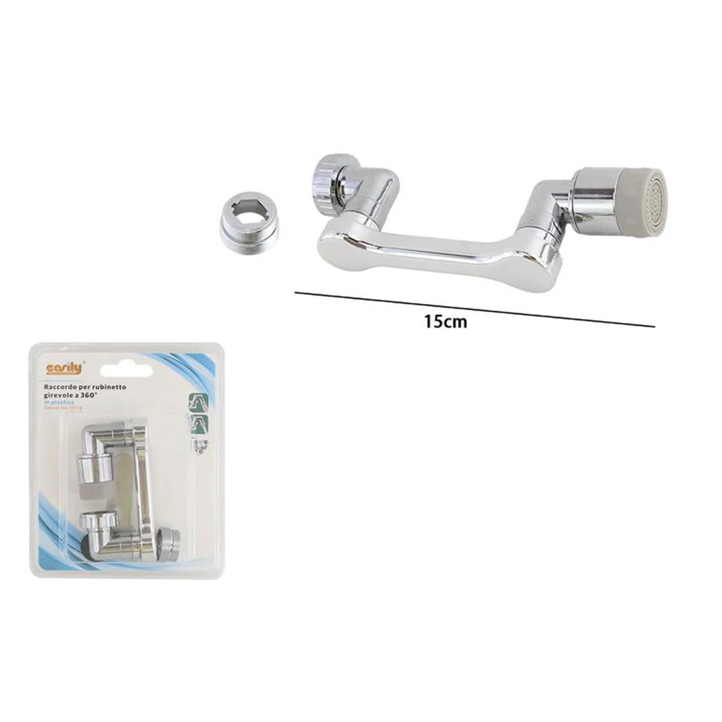 360 ° Brazo giratorio FUNCIONIO AJUSTE EN EL PLÁSTICO UNIVERSAL 15CM 87523