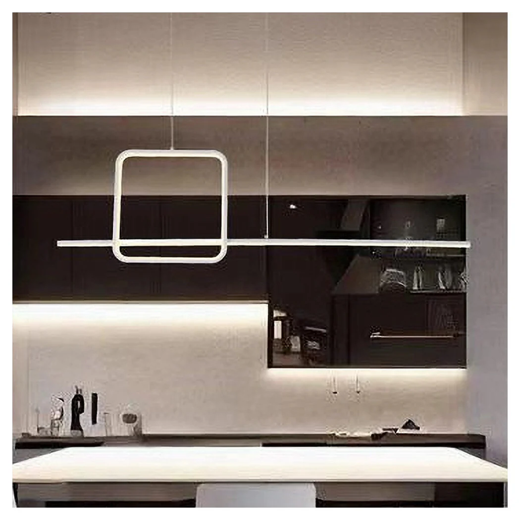 48W Colgante Araña 48W Design Línea moderna cuadrada Línea IP20 blanca 01172