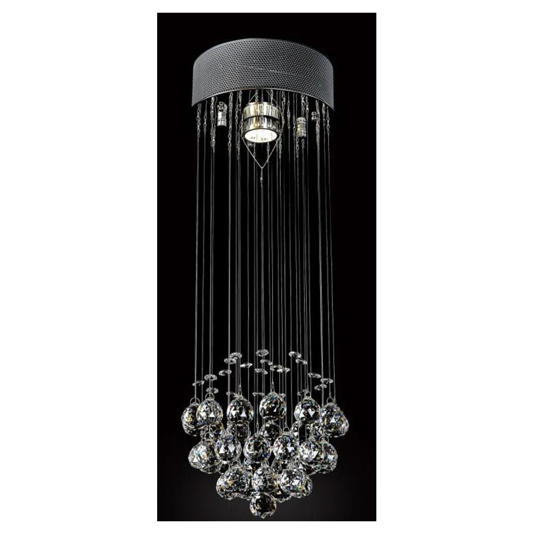 Lámpara de araña con cristales lámpara de gota de techo gu10 colgante suspensión 90620