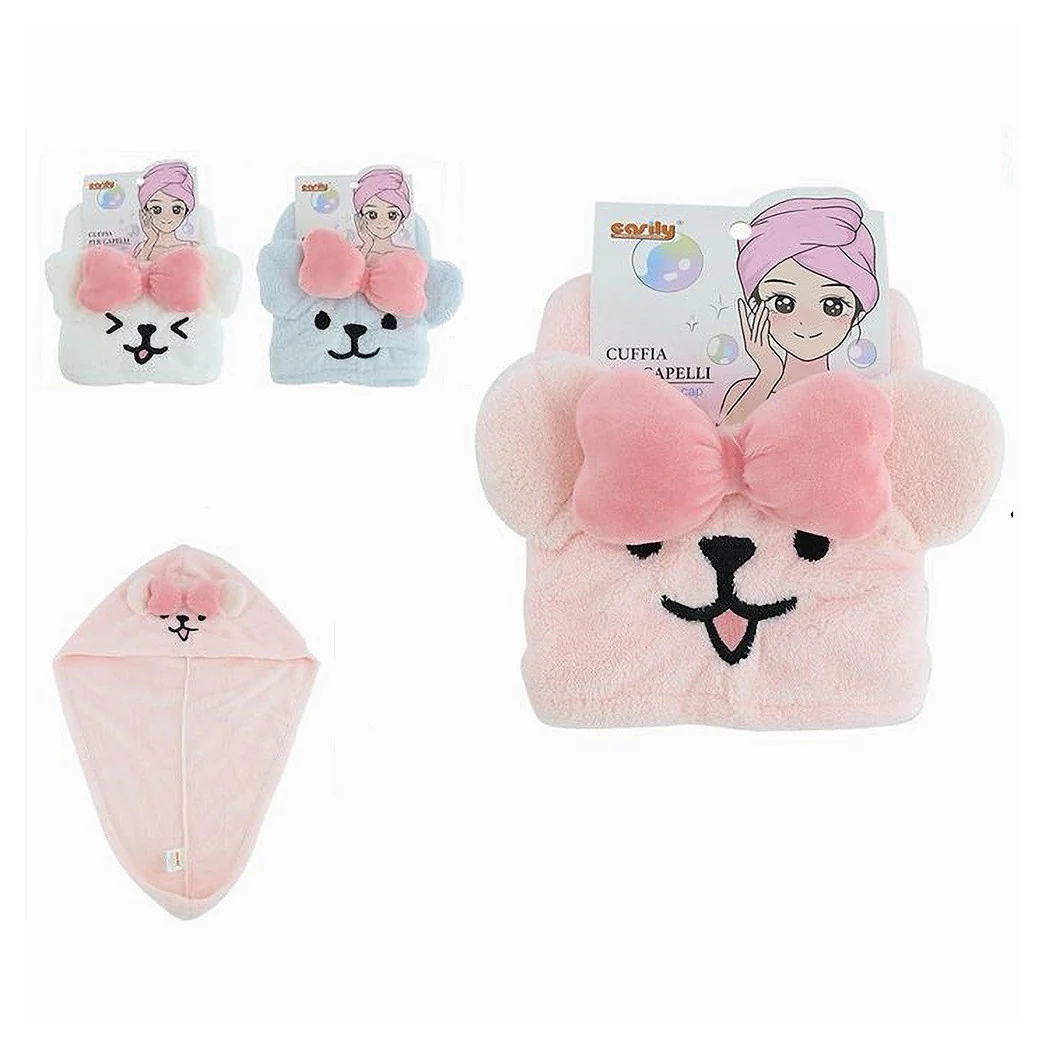 Cabello Auriculares Absorbente Toalla SHAMPOO Ducha Ducha Cagnolina Fiuecos 10740