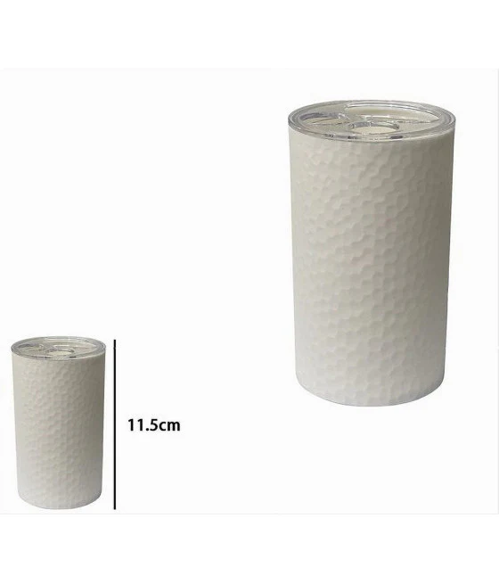 Toalla de baño Tela de algodón suave 70 x 140cm 410g Color blanco 79486