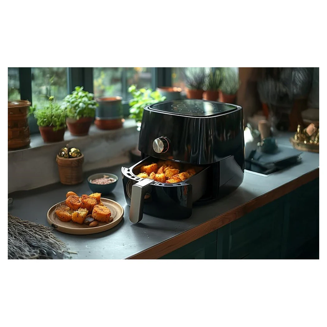 Hoja de hornear rectangular de alta escalona 20x14xh5cm para la freidora 054064