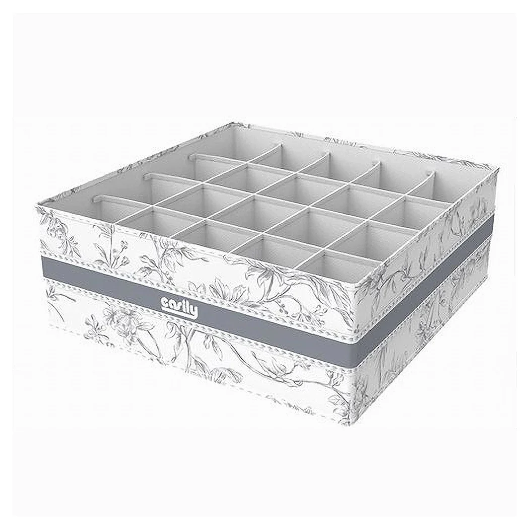 Organizador para el guardarropa 20 compartimentos Guardar cuadro 32x32x12cm Fantasy 87333