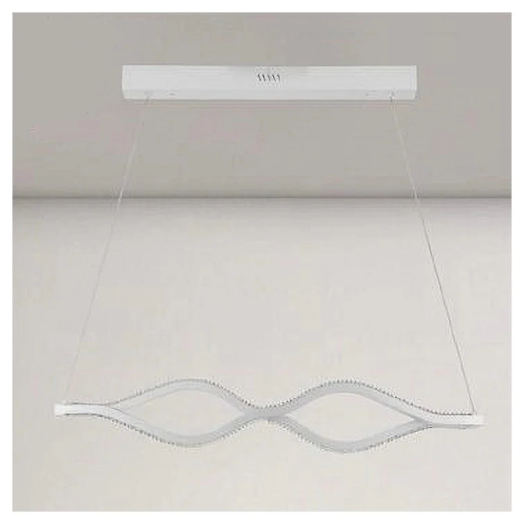 Láñada de suspensión LED 58 W Sinkless ondulado ondulado blanco 32125