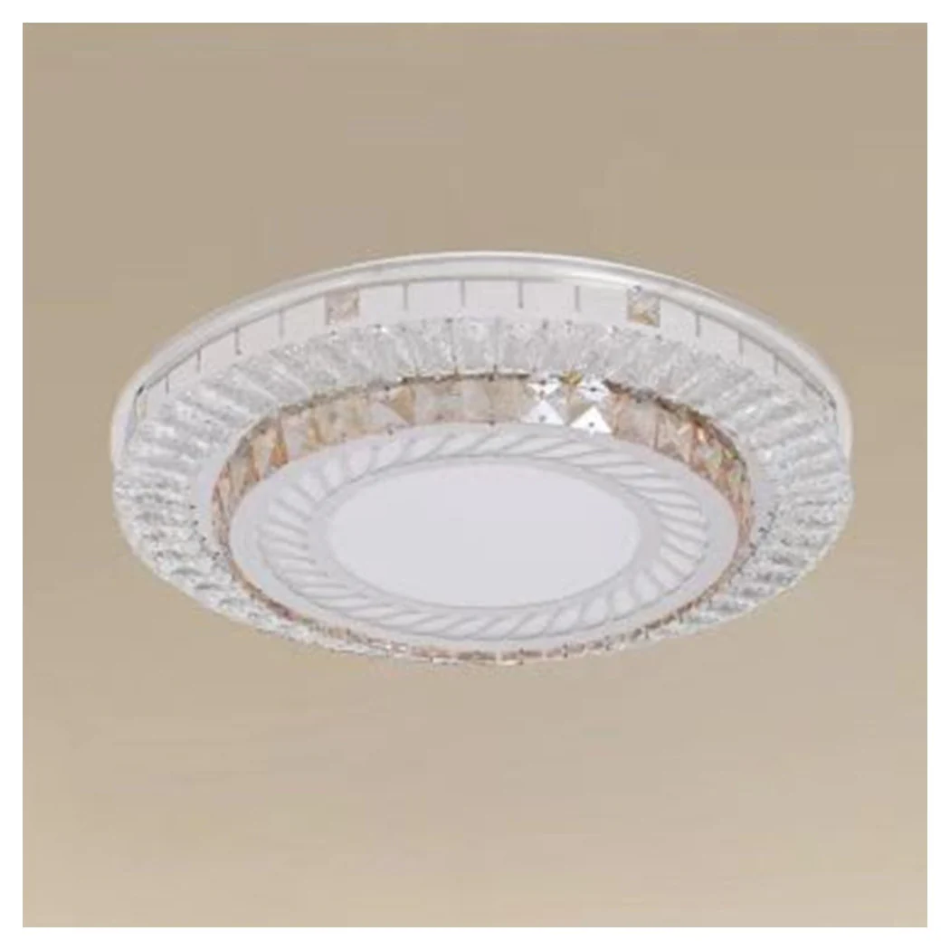 Diseño de capa LED de techo de techo 45W Ø40cm con cristales de luz fría 66966