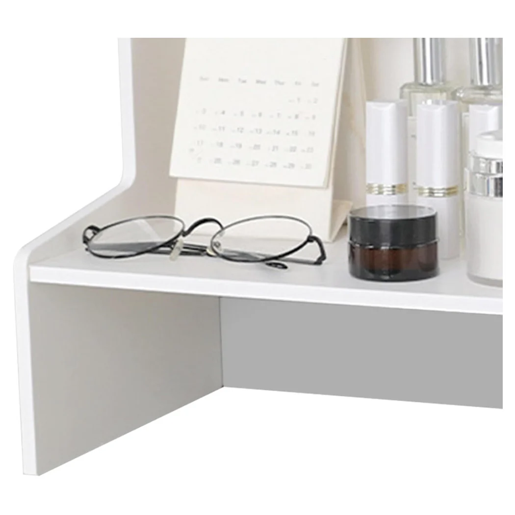 Mesa de madera Mostrar estante multicapa para organizador cosméticos