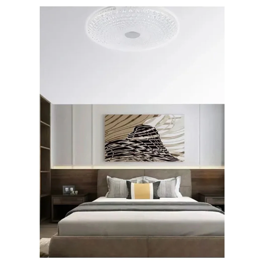 Techo Techo Luz 60 W Diseño Cristales Luz fría FST-50A42826 INTERNA 49cm