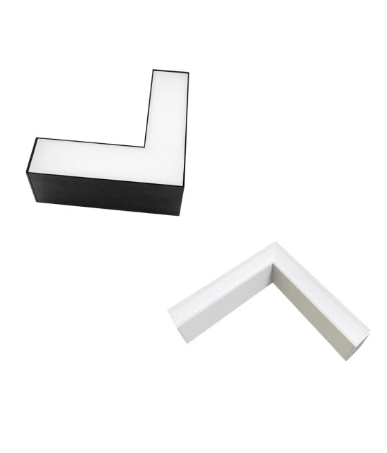 Colgante LED araña 64W cuadrados moderno efecto de cristal negro 32194