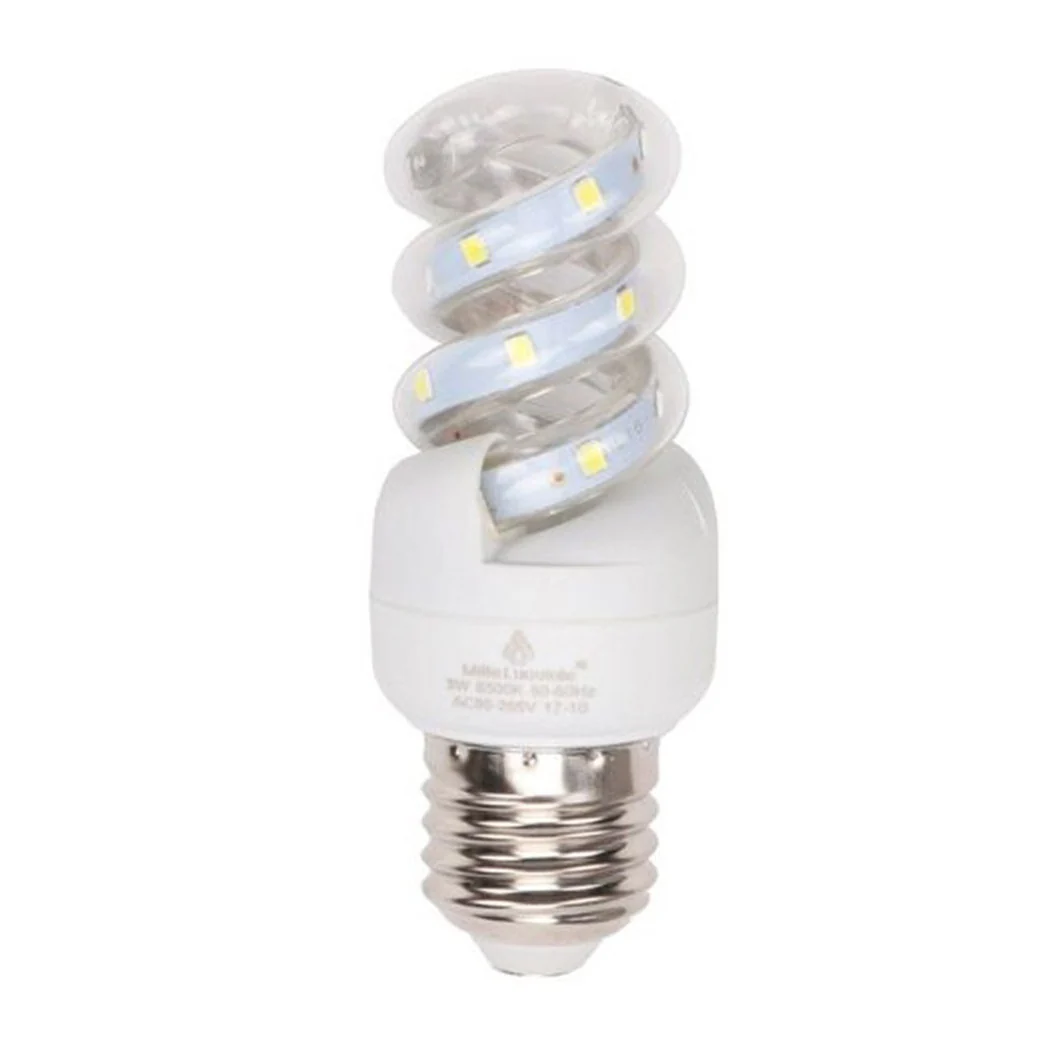 Bombilla LED E27 7W 665LM TORTIGLIONE VORTEX SPIRAL CALIENTE CALIENTE CALIENTE CALIENTE