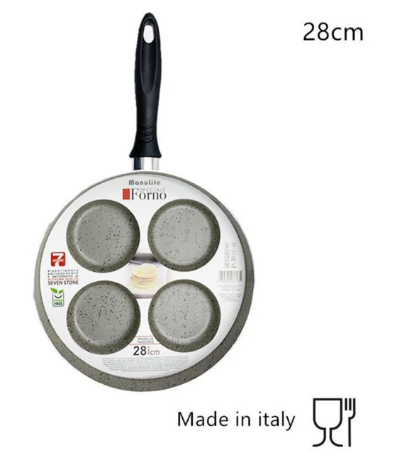 Silla cuadrada 31,5 cm Piedra antideslizante resistente a los rasguños con mango negro 041064m