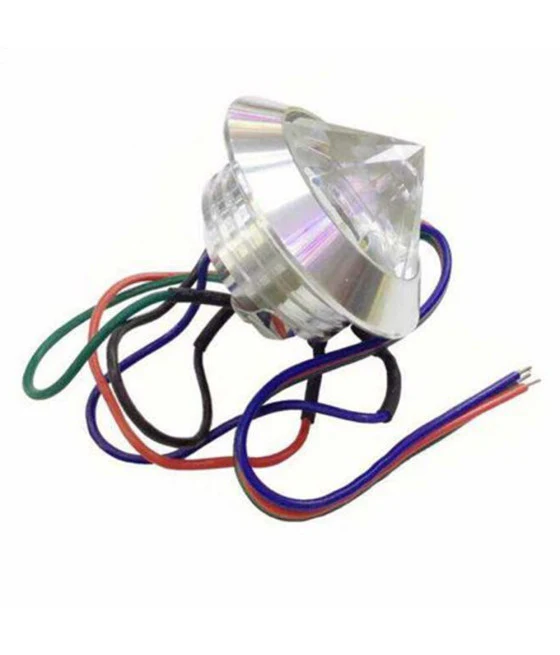 LAMPADA 12W LED 6500K DISCO Ø23CM CON BIANCO 32989