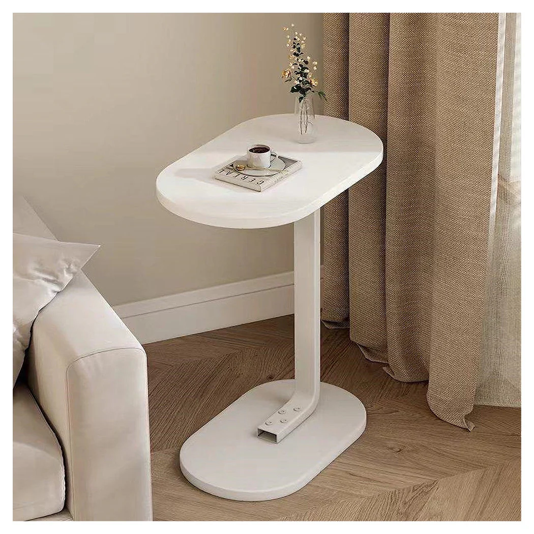 Tabla en forma de C para sofá sala de estar de sala moderna mesa portátil