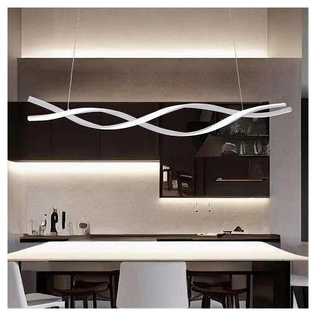 Colgante de luz Chandelier 3000K-6500K LED 48W Espiral blanco VORTICO HORIZONTAL 01134