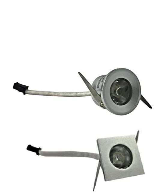 Panel de luz empotrado LED 3000K-6500K 12W redondo AM-CR-12 con borde transparente 00649