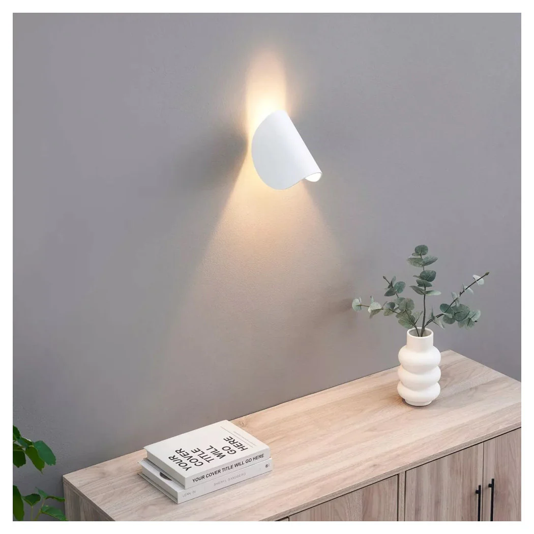 Lámpara de luz de pared de metal blanco G9 Diseño moderno IP20 32750