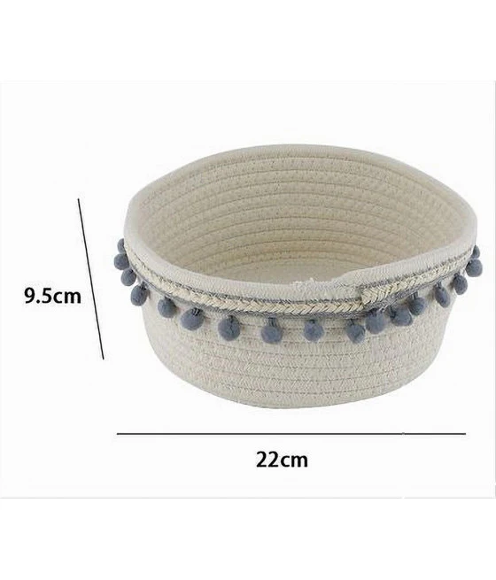 Puff Puff Puf Pouf Contenedor Acolchado Almacenamiento Beige Sentado 38x38x35cm 79430