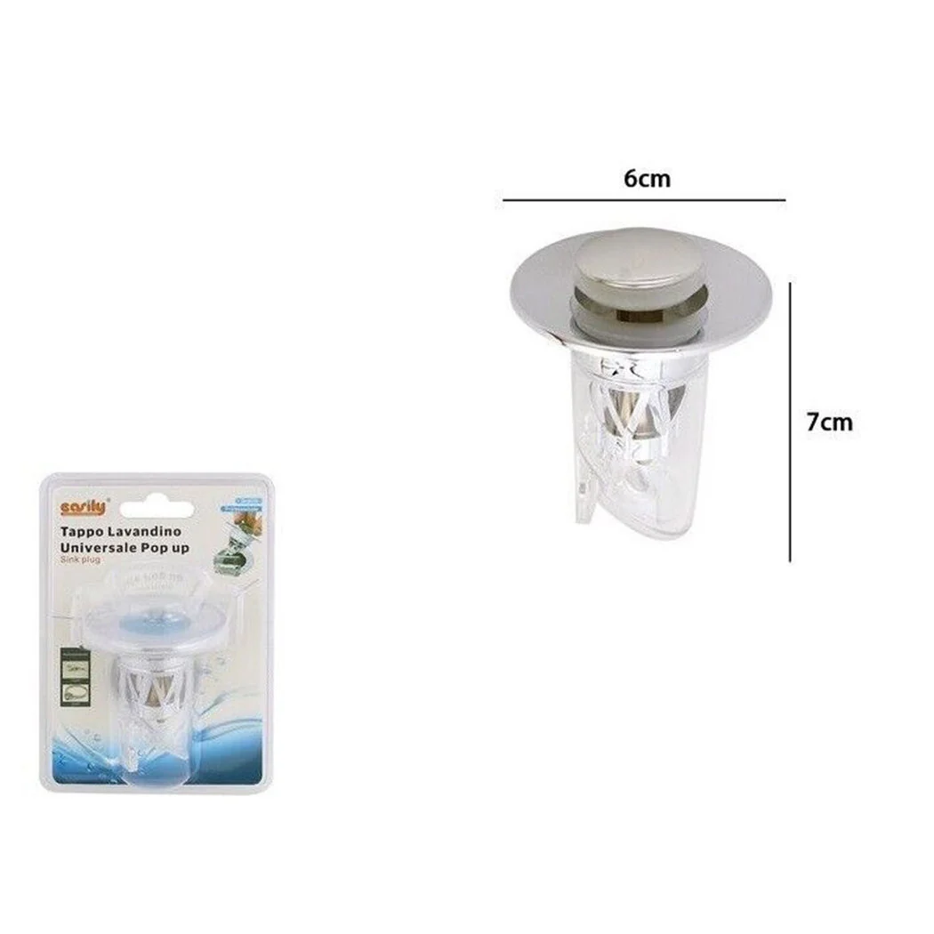 Filtro de fregadero universal Pop Up Cocina Filtro de baño Anti-Tloxging escape 87340