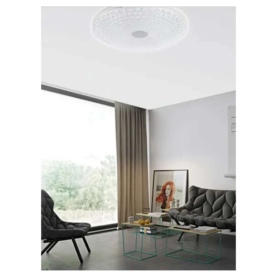 Techo Techo Luz de diseño 45W Cristales de diseño Luz fría FST-40A45906 interna 40 cm