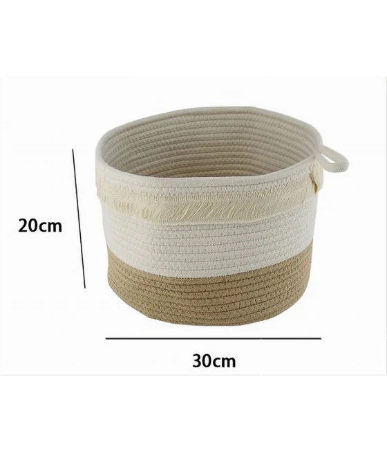 Lavandería Caja de lavandería Contenedor con manijas de tela rosa 43x32x25cm 79207