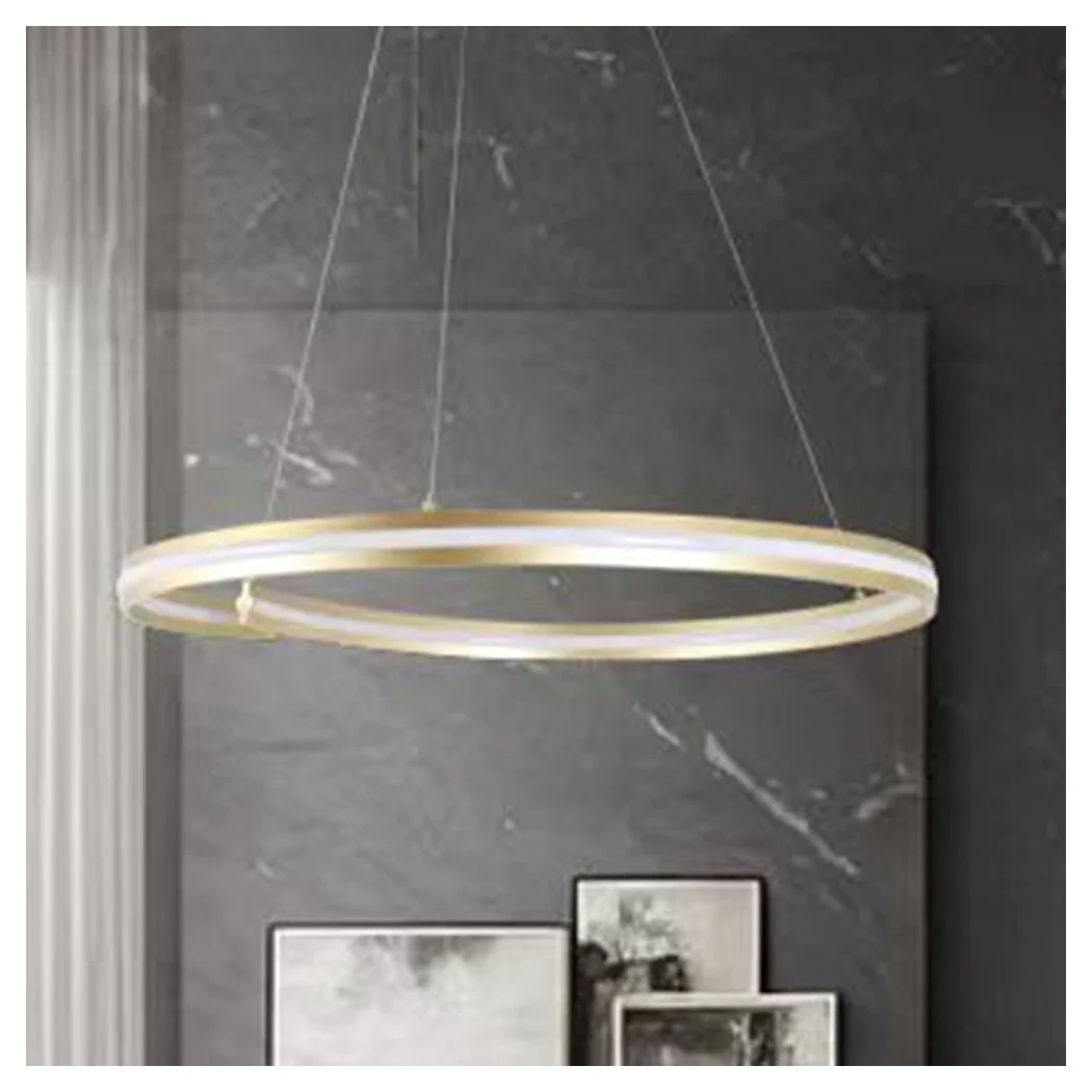 TELEA LED MODERN TO SEMICERCHIO 100W TO SOSPENSION LUCE 6500K 70CM ORO 33443