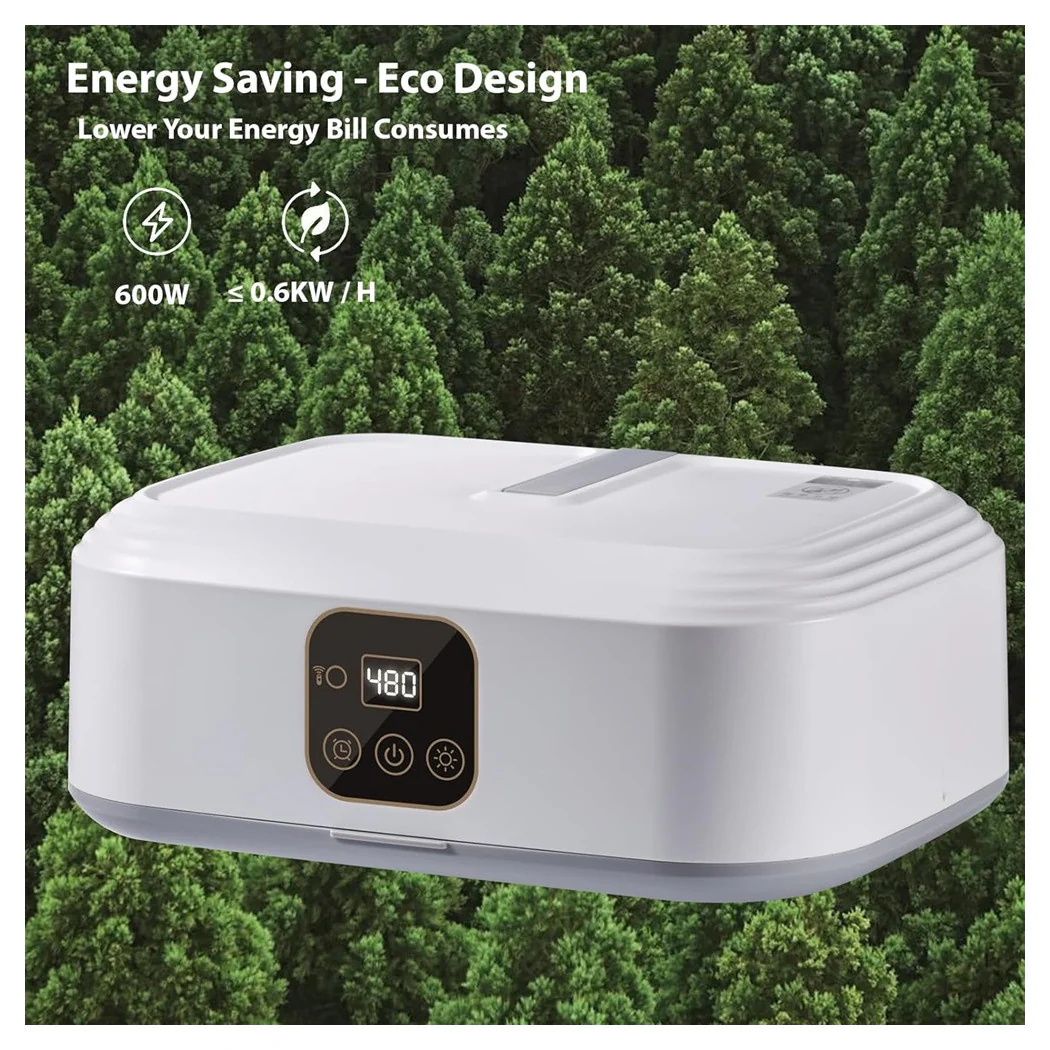 Secador portátil eléctrico con apagado automático Temporizador 1200W Aire caliente