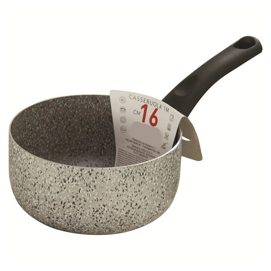 Cacerola antiadherente con mango ergonómico de utensilio de cocina de 16-20 cm