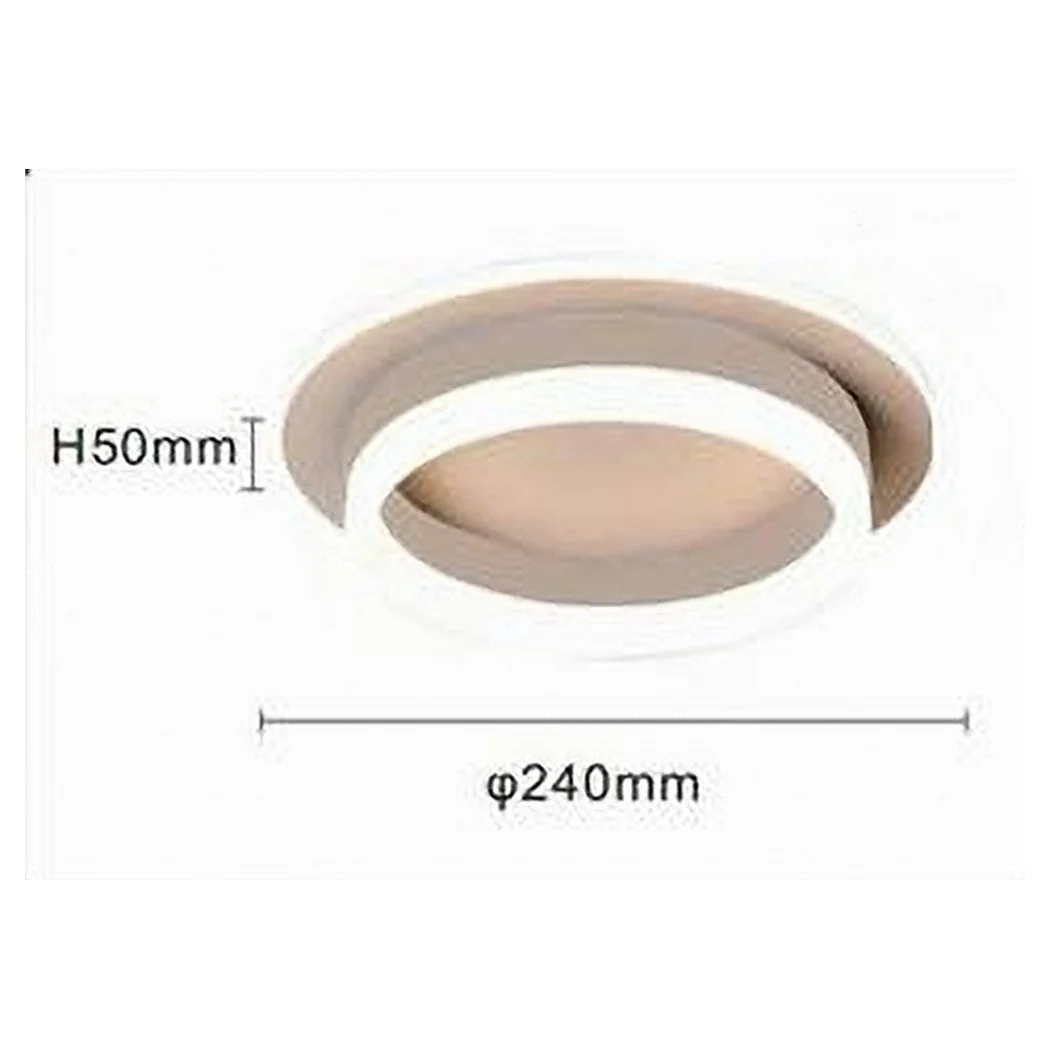 Luz de techo LED 27W Círculo redondo blanco Lámpara de techo de araña moderna 50490