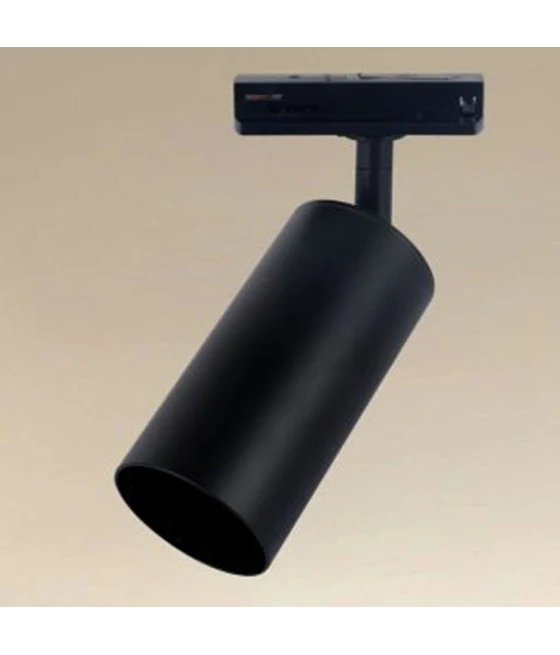 FUENTE FUITO FUITO LUGAR GU10 Ataque para pista de pista IP20 negro de los interiores 00724