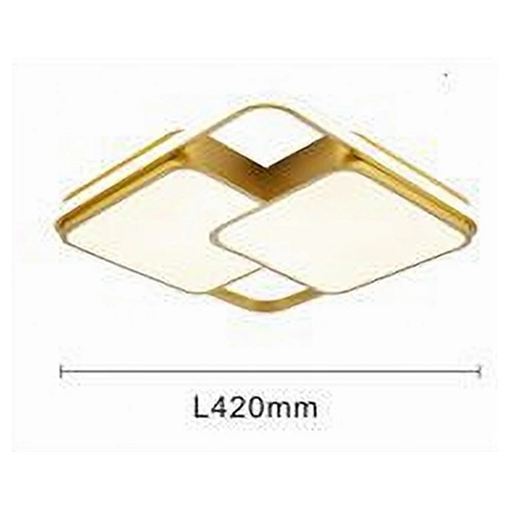 LED 48W Techo LED Moderno oro araña de oro luz natural Techo 71455