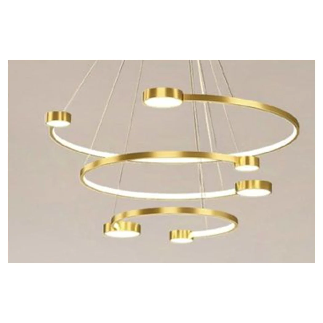 LED 65W 3 SEEDS CERREES CON TELECOMANDO DESIGN MODERN ORO 71392