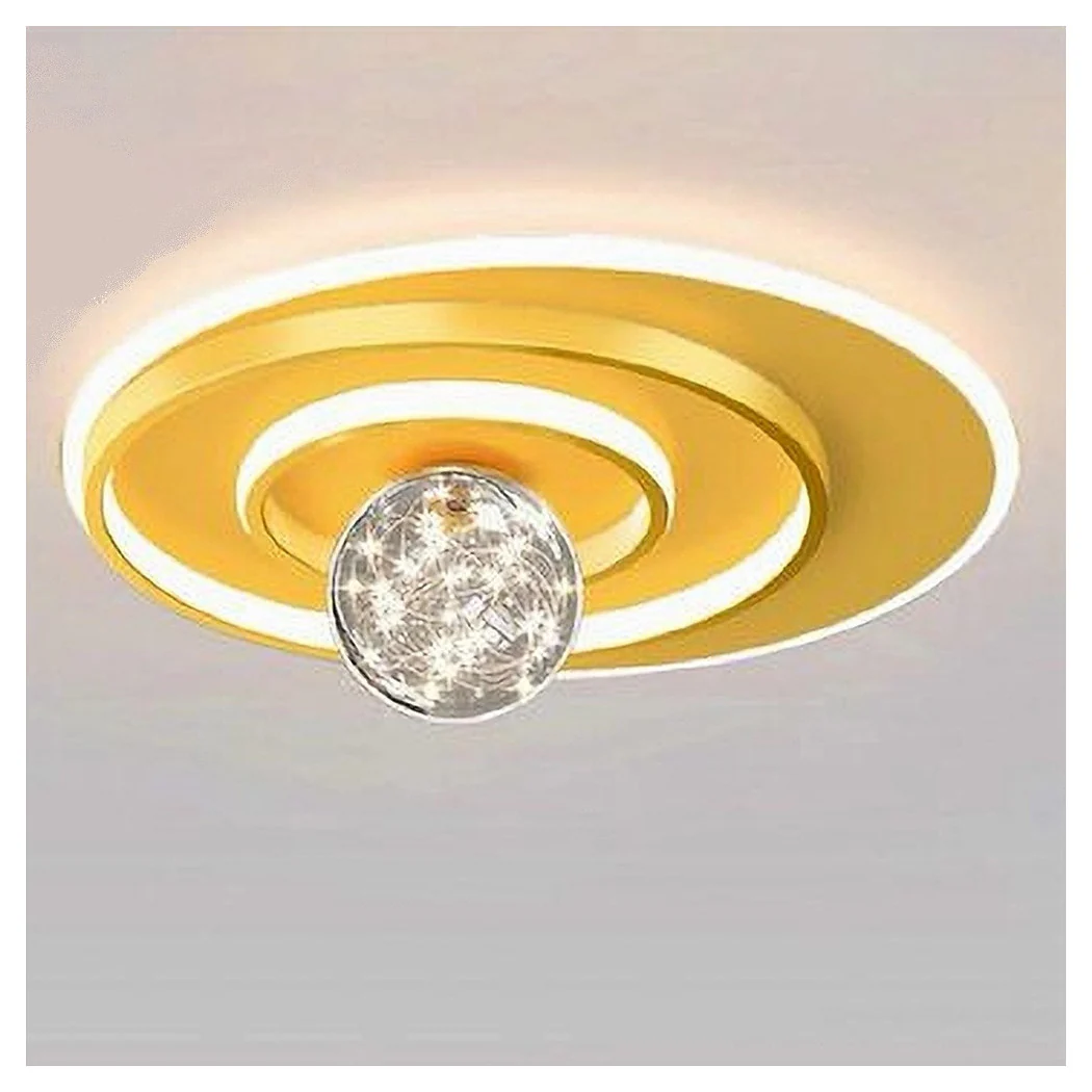 48W LED Techo Círculo Círculo Espiral Oro Esfera Redonda Luz Natural Luz 70777