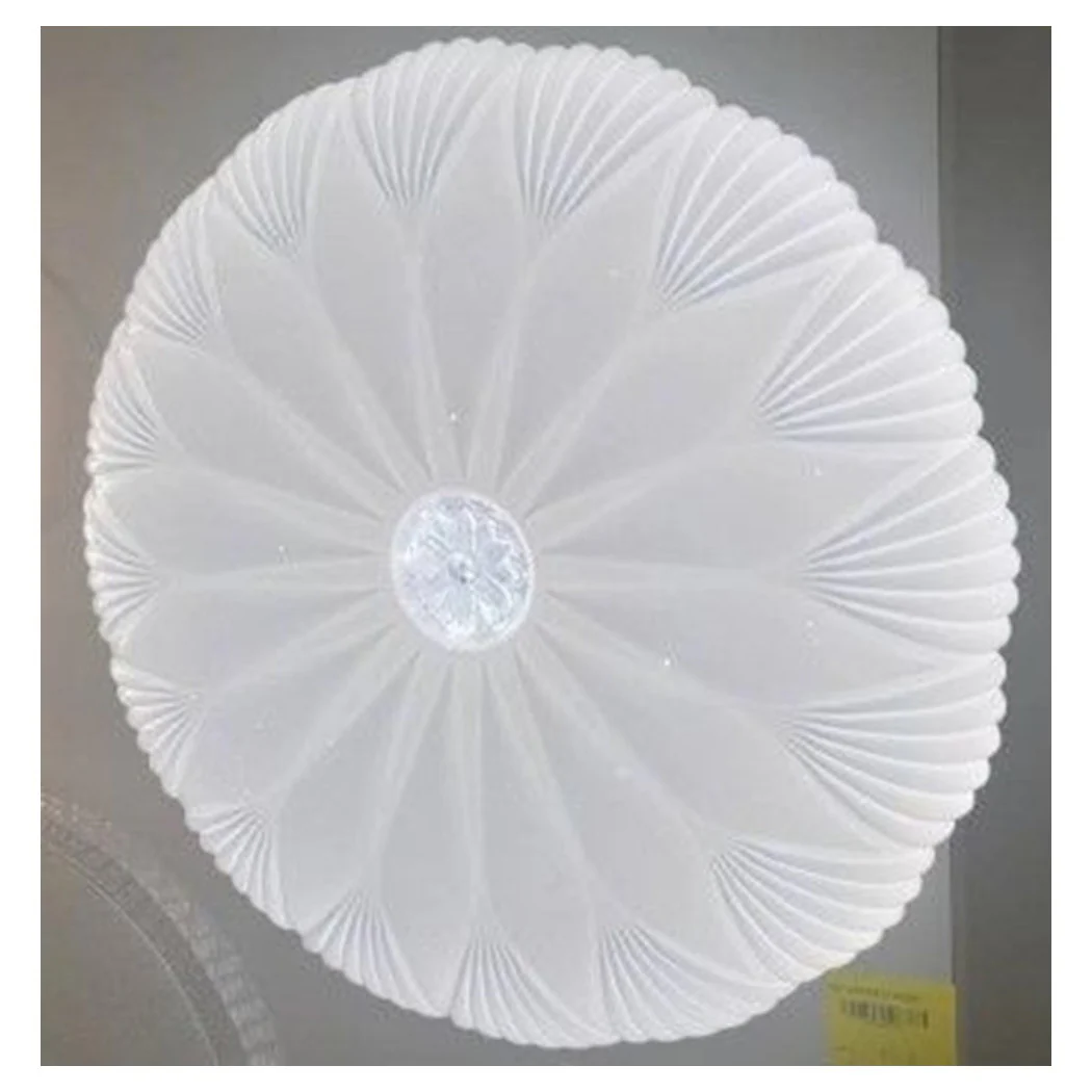 PLAFONIERA 50CM CON CENTRAL CRISTAL GLITTER LED 60W LUZ SEGUIMIENTO 6500K 27816