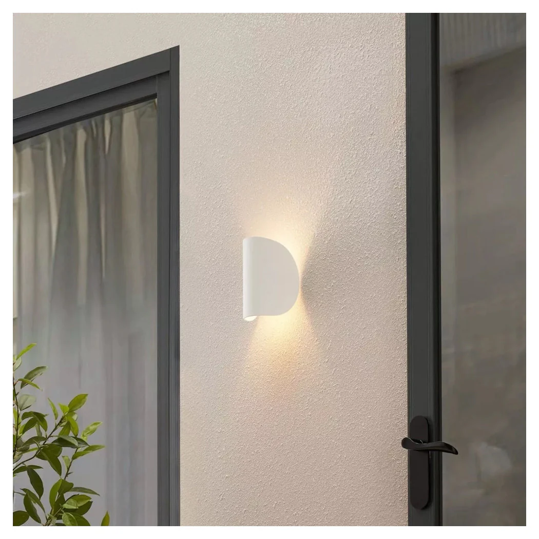 Lámpara de luz de pared de metal blanco G9 Diseño moderno IP20 32750