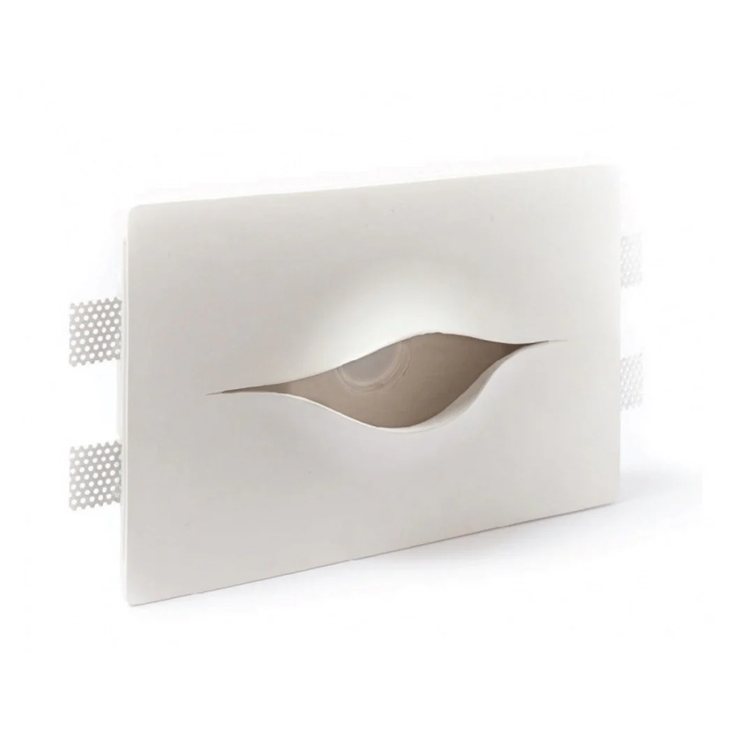 Foco empotrado GU10 en tiza Osiride Discpair con la discusión de Osiride 150