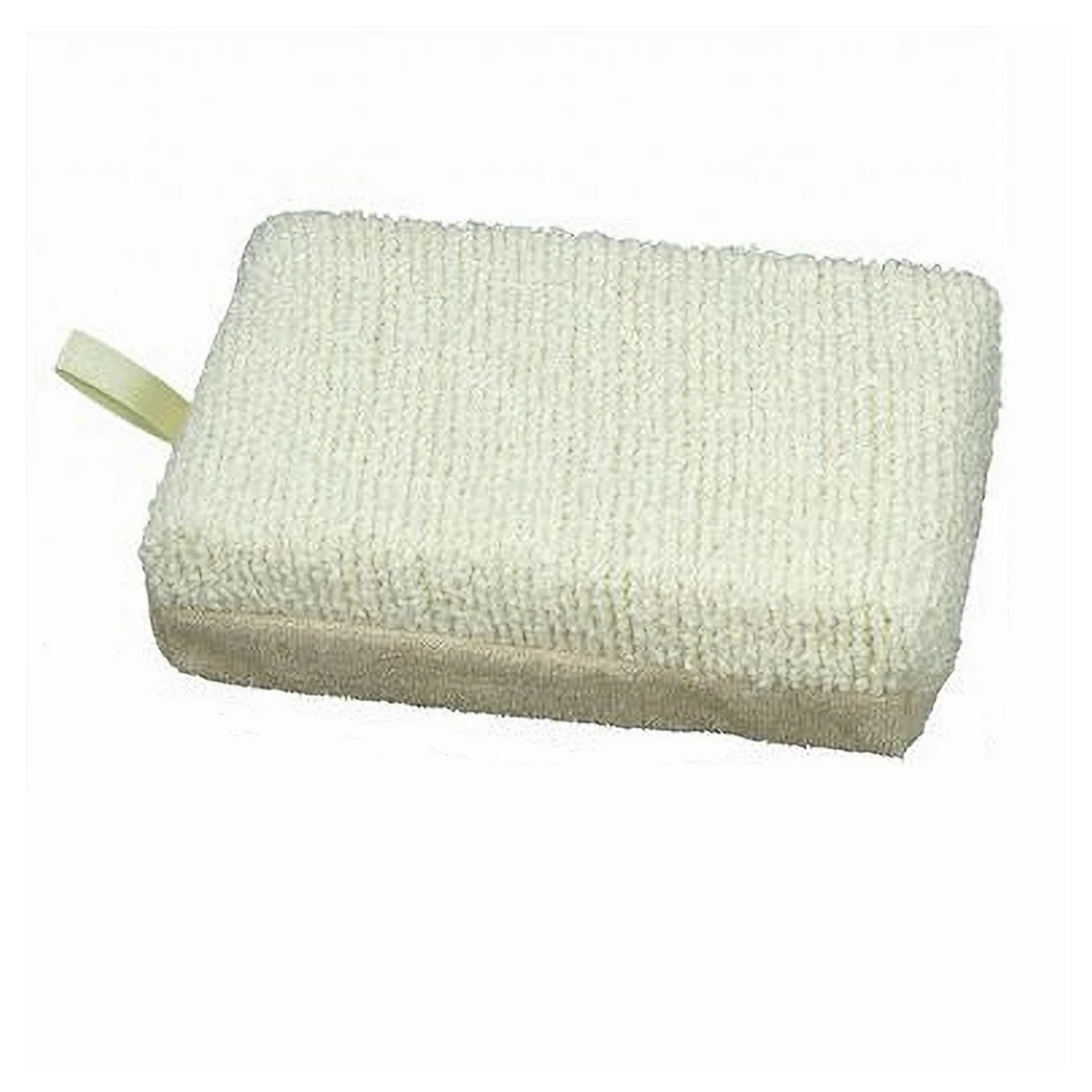 La esponja de la ducha exfoliante tonificada relaja el cuerpo del cuerpo del cuidado de la piel Beige 79639