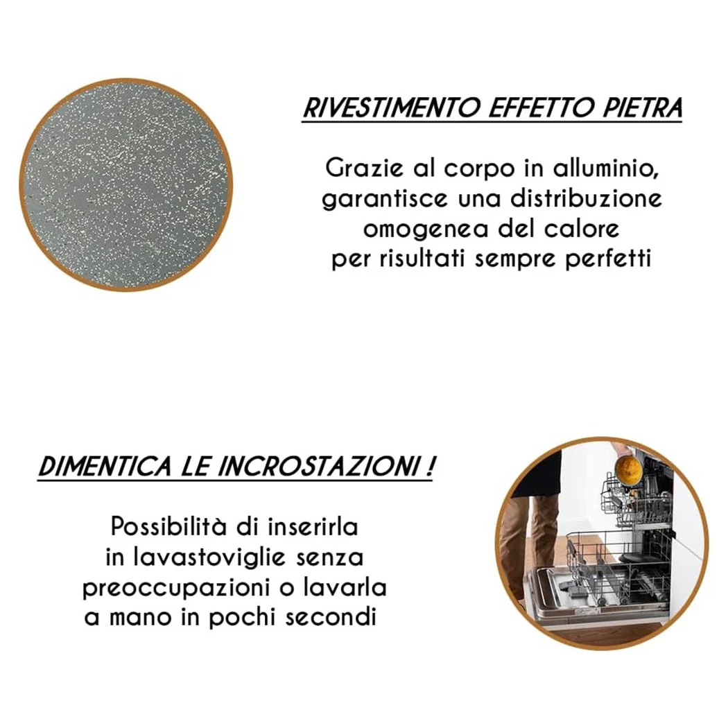 Hoja de hornear rectangular de alta escalona 20x14xh5cm para la freidora 054064