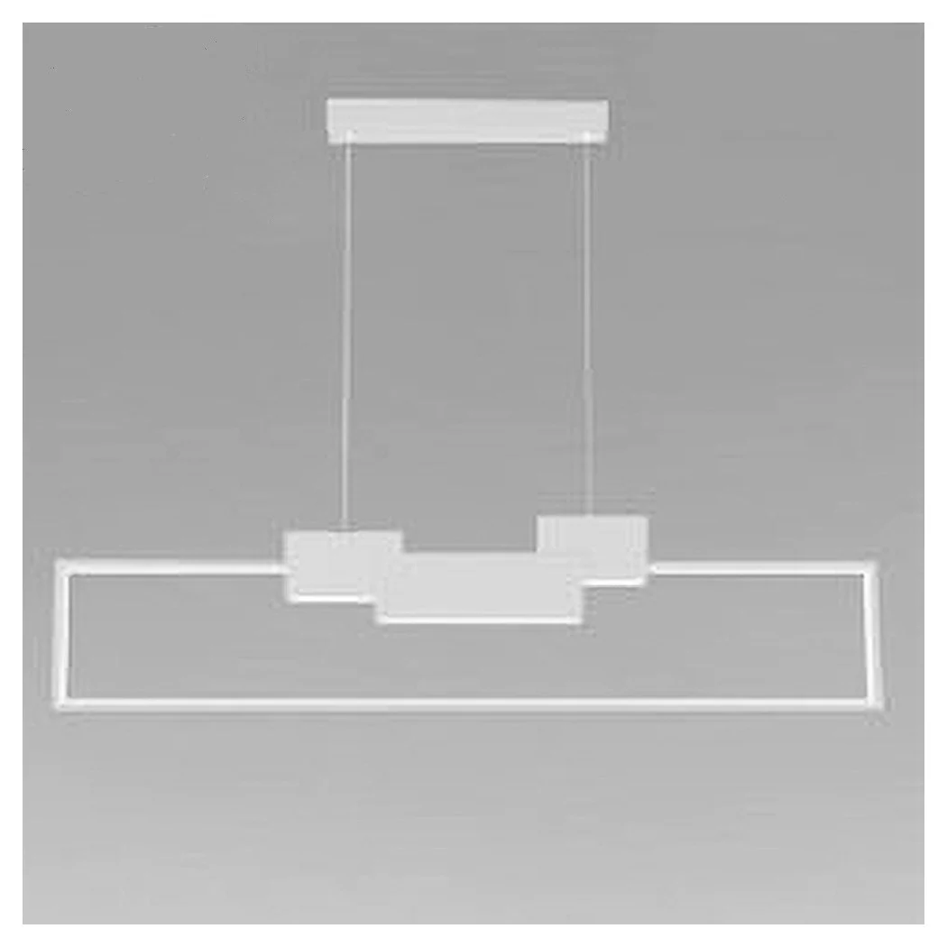 Colgante araña LED 42W Diseño moderno rectangular Luz fría blanca 71578
