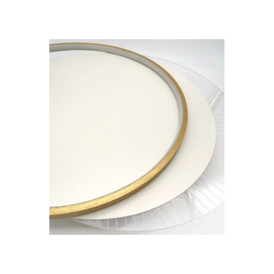 Luz de techo LED 30W Círculo Oro Araña Techo Redondo Luz Natural 70715