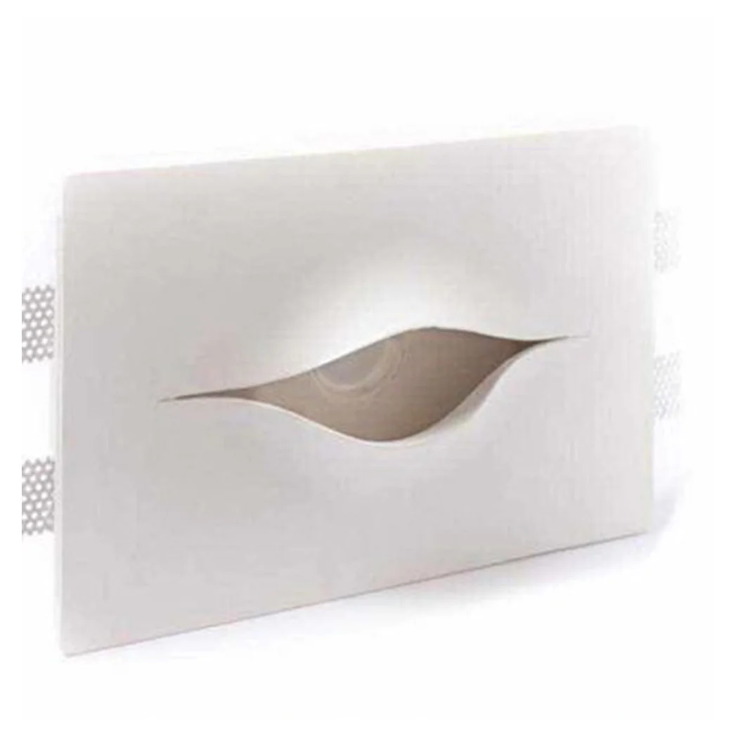 Foco empotrado GU10 en tiza Osiride Discpair con la discusión de Osiride 150