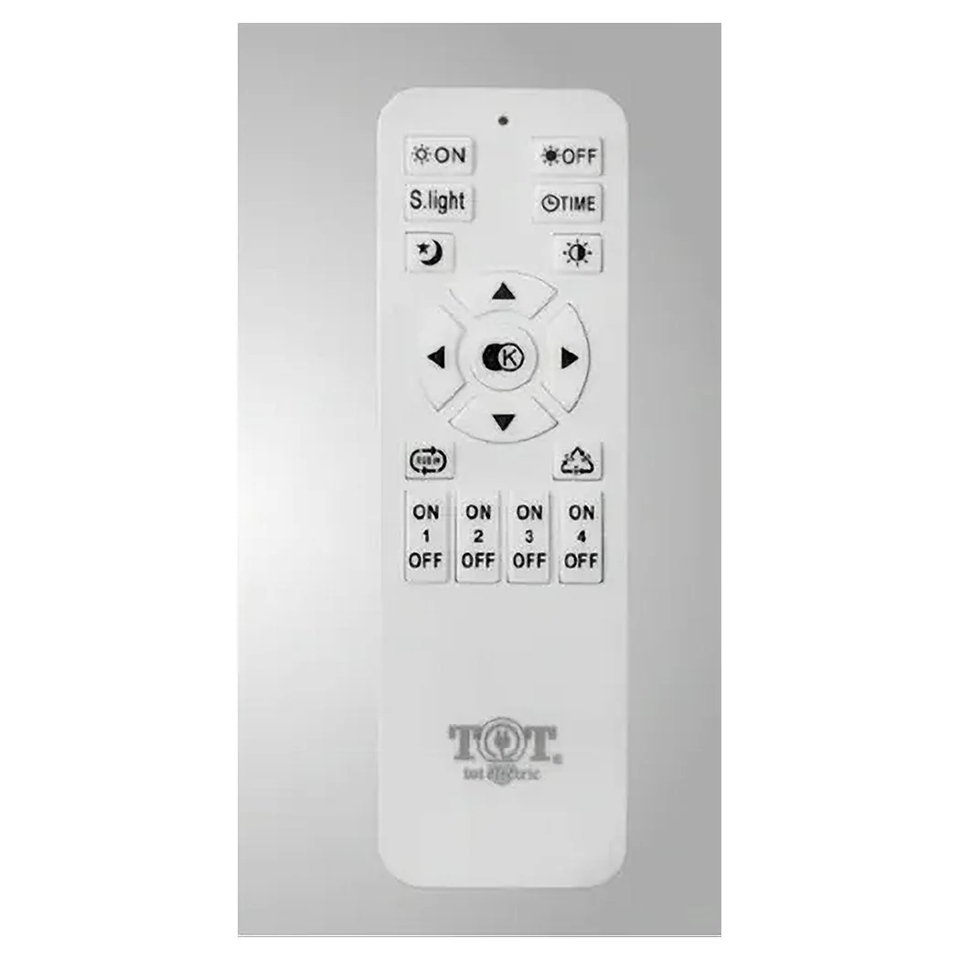 Lámpara de suspensión LED Rectangular 36W con control remoto Negro Moderno 71585